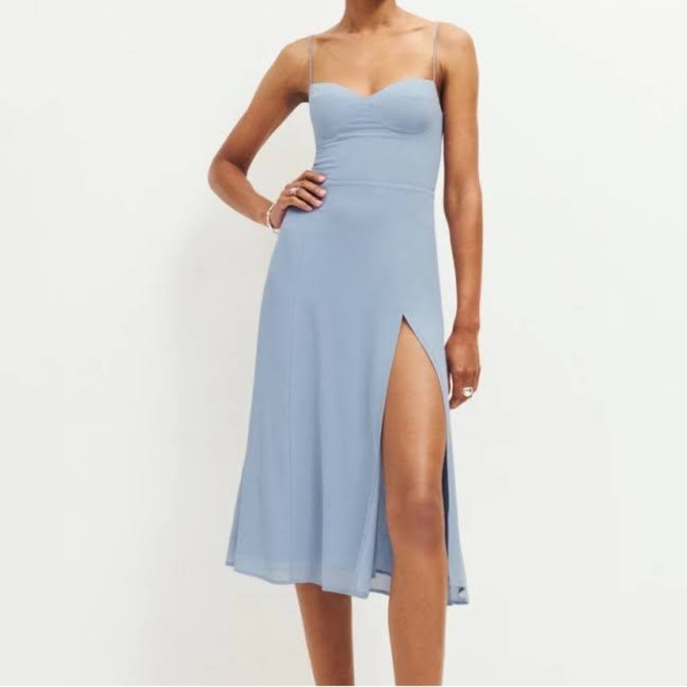 NWT Reformation Juliette Dress, Mineral Size 6